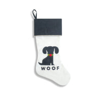 Our Woof Stocking With Christmas Collar