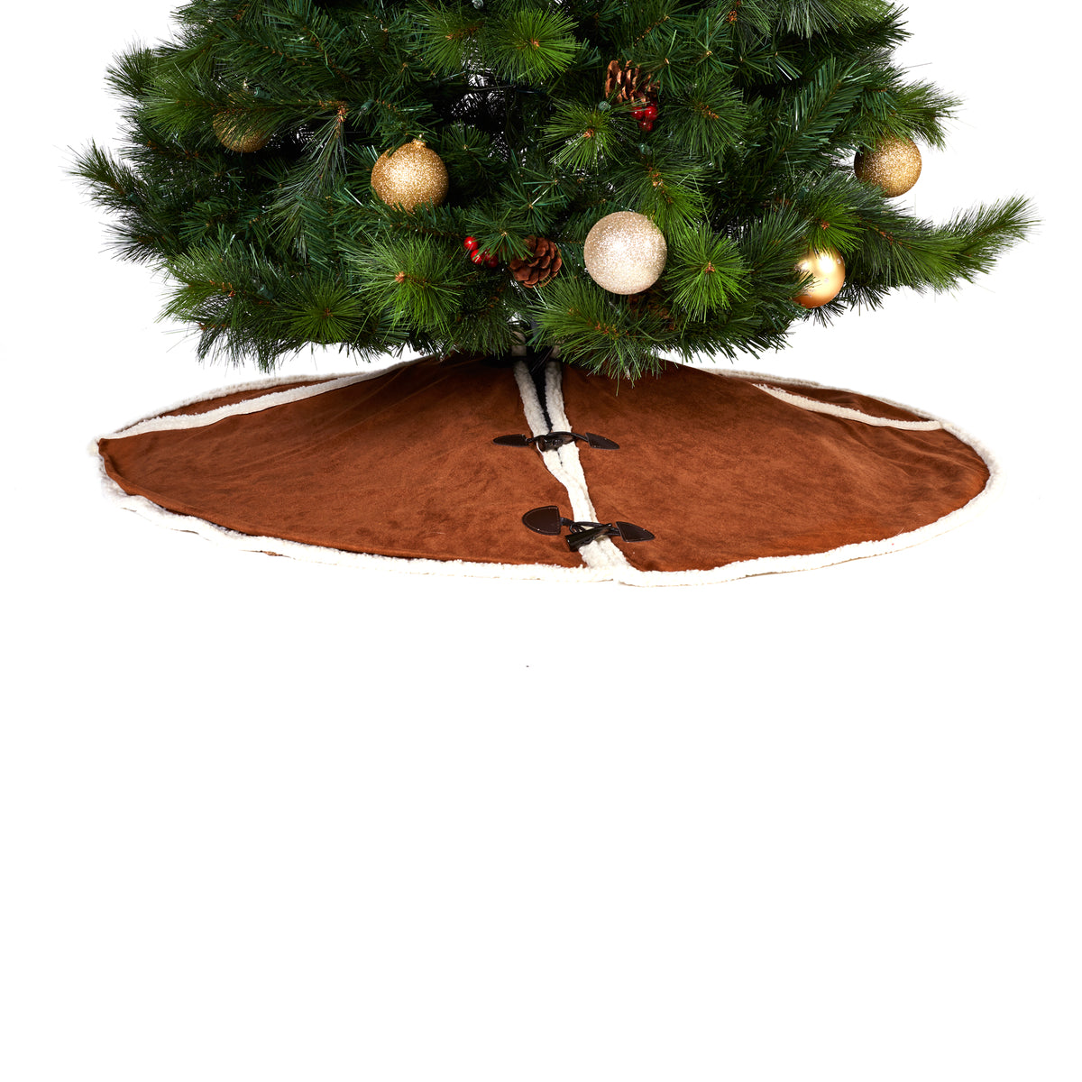 Faux Shearling Tree Skirt Browse Luxury Christmas Tree Skirts Here