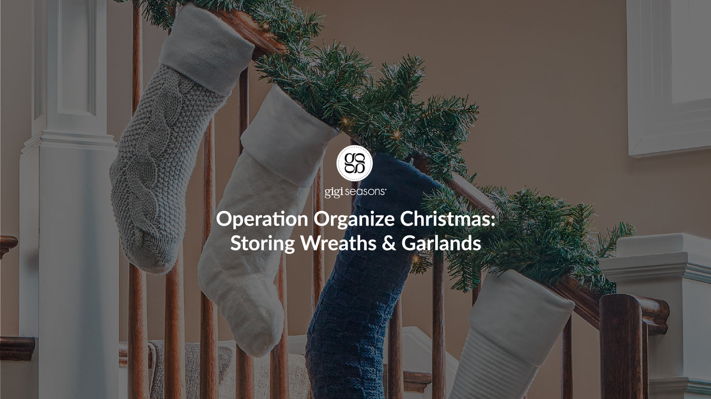 Operation Organize Christmas: Storing Wreaths & Garlands