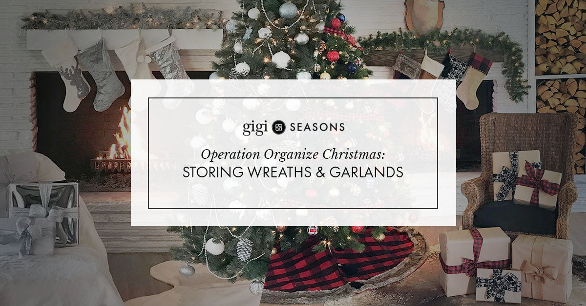 Operation Organize Christmas: Storing Wreaths & Garlands