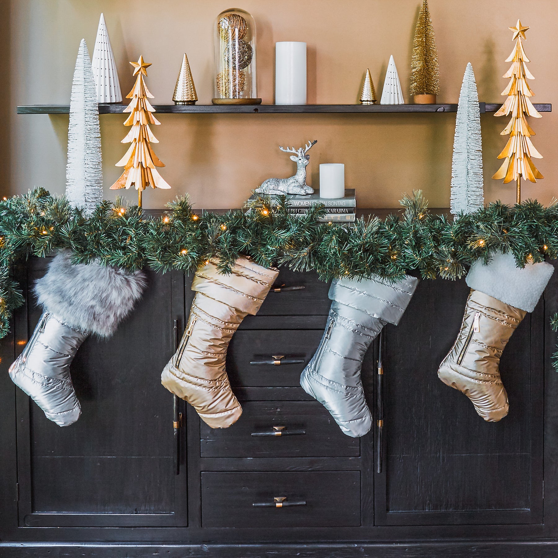 Puffer Christmas Stockings – Gigi Seasons