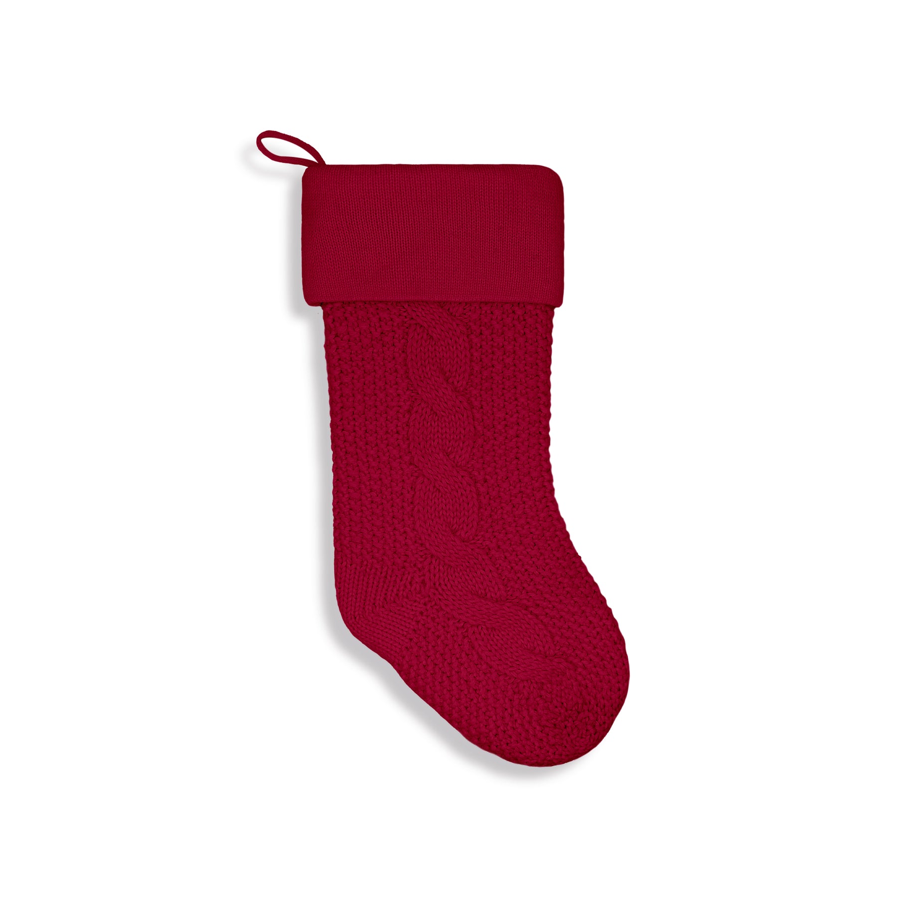 Chunky Cable Knit Christmas Stocking – Gigi Seasons